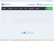 Tablet Screenshot of metropolturkiye.com